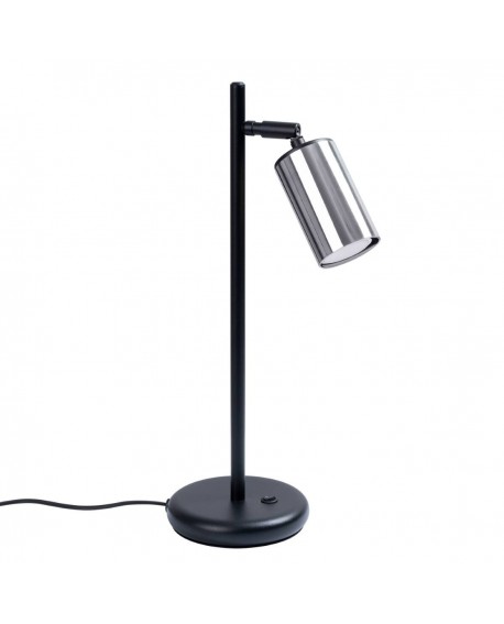 Lampa biurkowa WINX czarny/chrom Sollux SL.1373