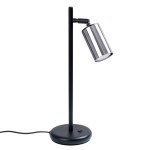 Lampa biurkowa WINX czarny/chrom Sollux SL.1373