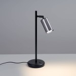 Lampa biurkowa WINX czarny/chrom Sollux SL.1373