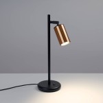 Lampa biurkowa WINX czarny/miedź Sollux SL.1381