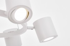 NOWOCZESNA LAMPA WISZĄCA BIAŁA BOLT W6 LUMINA DECO