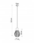 Lampa wisząca LUGO Sollux SL.0285