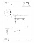 Plafon FUSION 630 Sollux SL.0860