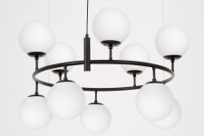 NOWOCZESNA LAMPA WISZĄCA CZARNO-BIAŁA CEREDO NEO W10 LUMINA DECO