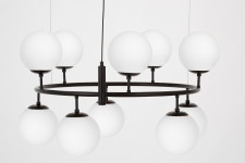 NOWOCZESNA LAMPA WISZĄCA CZARNO-BIAŁA CEREDO NEO W10 LUMINA DECO