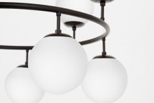 NOWOCZESNA LAMPA WISZĄCA CZARNO-BIAŁA CEREDO NEO W10 LUMINA DECO