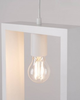 Lampa wisząca ARIES biała Sollux SL.1312