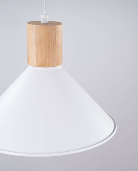 Lampa wisząca JAGA biała Sollux SL.1319