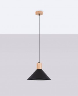 Lampa wisząca JAGA czarna Sollux SL.1320