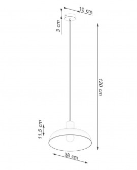 Lampa wisząca INDY biała Sollux SL.1323