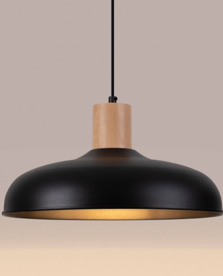 Lampa wisząca INDY czarna Sollux SL.1324