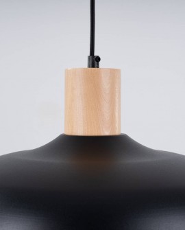 Lampa wisząca INDY czarna Sollux SL.1324