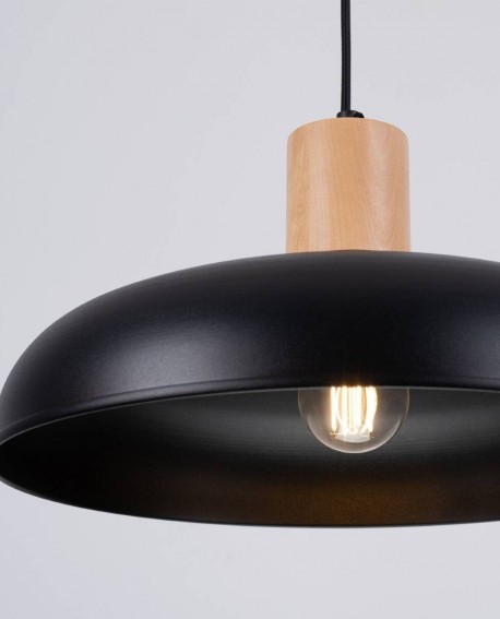 Lampa wisząca INDY czarna Sollux SL.1324