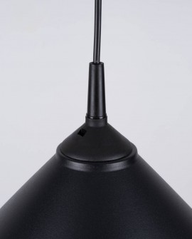 Lampa wisząca ZUMA czarna Sollux SL.1326