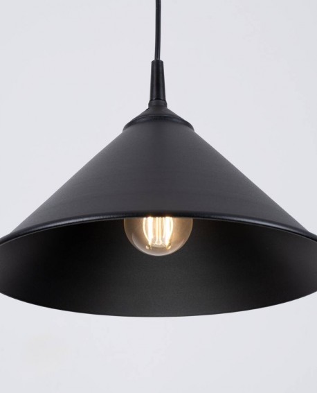 Lampa wisząca ZUMA czarna Sollux SL.1326