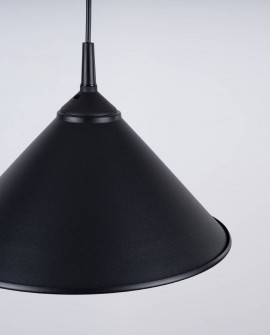 Lampa wisząca ZUMA czarna Sollux SL.1326