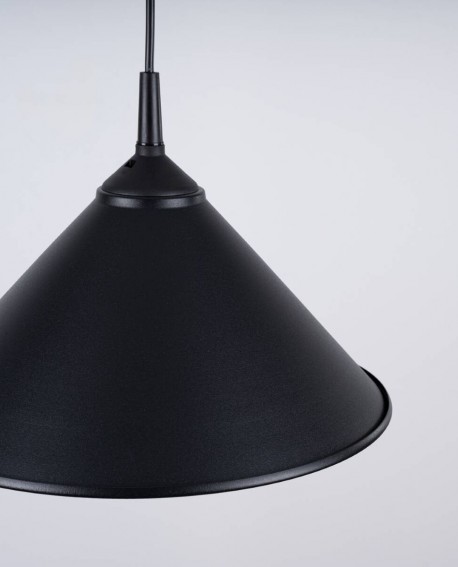 Lampa wisząca ZUMA czarna Sollux SL.1326