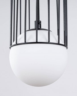 Lampa wisząca BRINA 1 czarna Sollux SL.1332