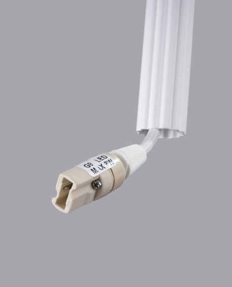 Lampa wisząca ARCHE 1 biała Sollux SL.1337