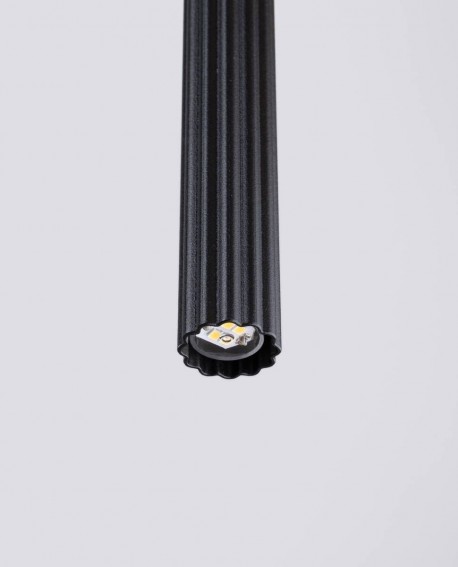 Lampa wisząca ARCHE 1 czarna Sollux SL.1338