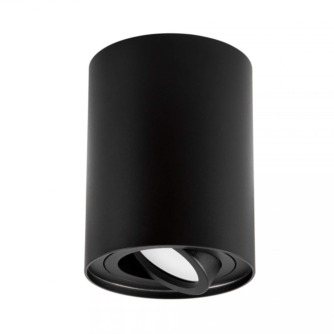 Lampa sufitowa LED w czarnym kolorze – nowoczesny design z regulowanym światłem, idealna do eleganckich wnętrz