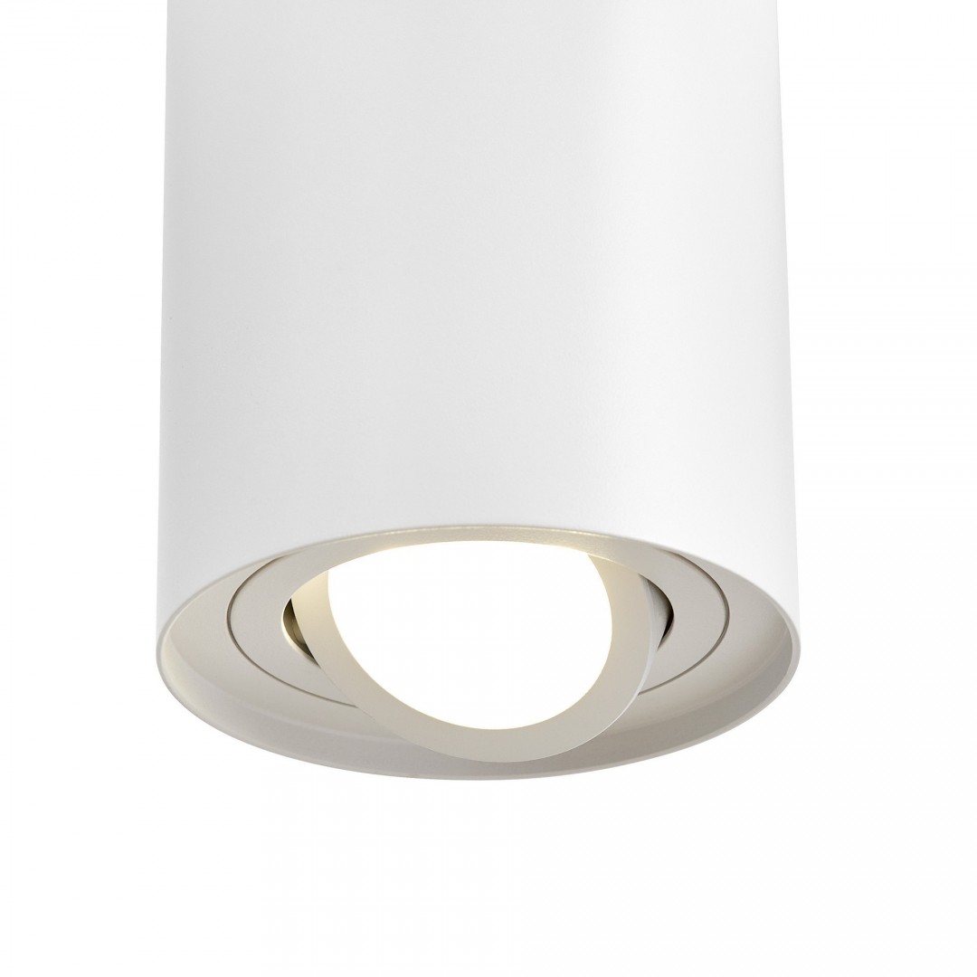 Lampa sufitowa LED w białym kolorze – minimalistyczny design, doskonała do nowoczesnych wnętrz.