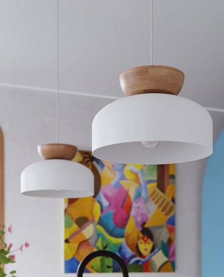 Lampa wisząca MARION biała Sollux SL.1350