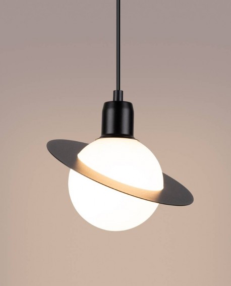 Lampa wisząca HYPERION 1 czarny Sollux SL.1358