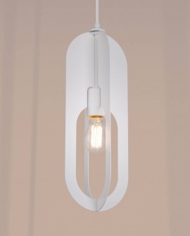 Lampa wisząca NICUS 1 biała Sollux SL.1360