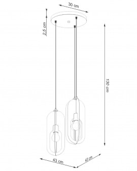 Lampa wisząca NICUS 3P biała Sollux SL.1361