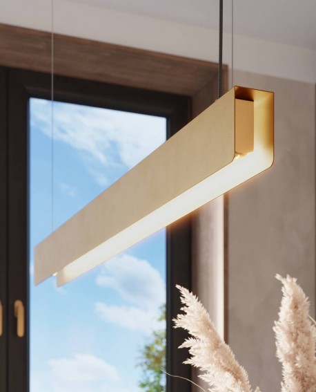 Lampa wisząca SPARK złota Sollux SL.1396