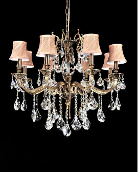 KLASYCZNY ŻYRANDOL KRYSZTAŁOWY LUSSINARE W8