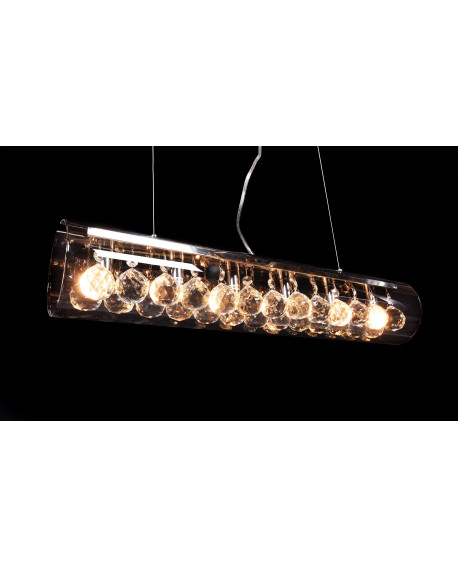 LAMPA WISZĄCA NOWOCZESNA KRYSZTAŁOWA BRIZA D60