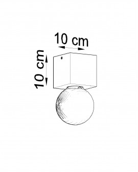 Plafon ARIZ naturalne drewno Sollux SL.0675