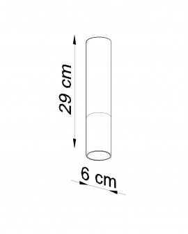 Plafon LOOPEZ czarny/chrom Sollux SL.0939