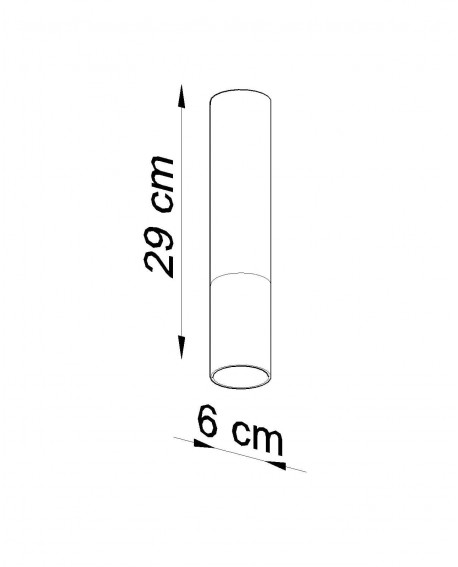 Plafon LOOPEZ czarny/chrom Sollux SL.0939