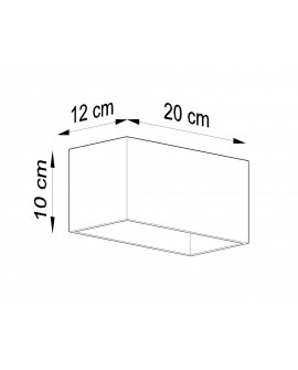 Kinkiet QUAD MAXI biały Sollux SL.0525