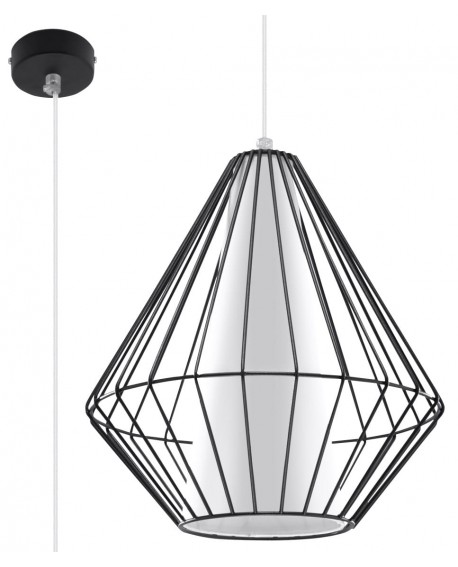 Lampa wisząca DEMI czarna Sollux SL.0298