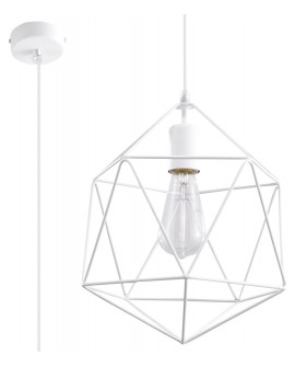 Lampa wisząca GASPARE biała Sollux SL.0290