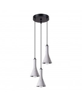 Lampa wisząca REA 3P beton Sollux SL.1226