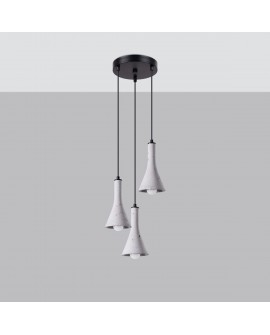 Lampa wisząca REA 3P beton Sollux SL.1226