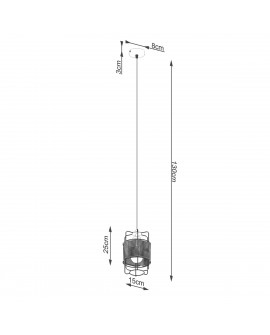 Lampa wisząca GIZUR 1 Sollux SL.1300