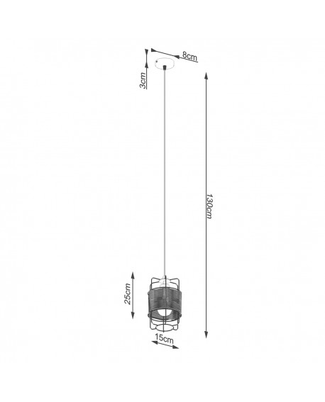 Lampa wisząca GIZUR 1 Sollux SL.1300