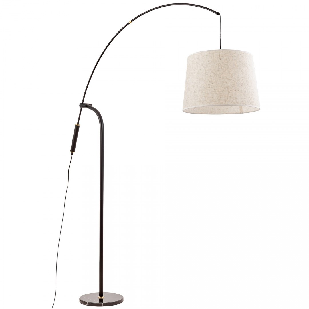 LAMPA STOJĄCA PODŁOGOWA CZARNO-BIAŁA RAMIRO LUMINA DECO