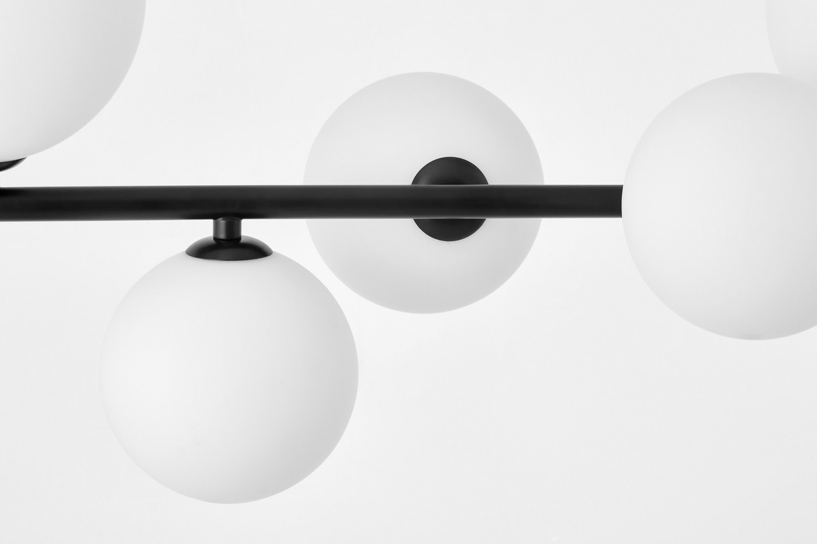 LAMPA WISZĄCA NOWOCZESNA CZARNO-BIAŁA AMADEO W7 LUMINA DECO