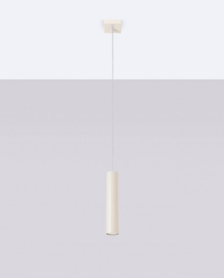 Lampa wisząca LAGOS 1 beżowa Sollux SL.1479