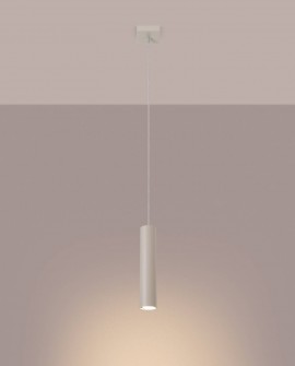 Lampa wisząca LAGOS 1 beżowa Sollux SL.1479