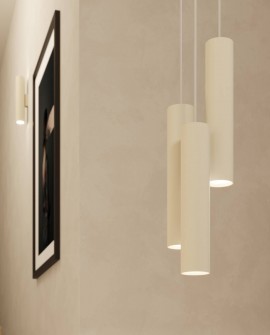 Lampa wisząca LAGOS 1 beżowa Sollux SL.1479