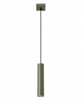 Lampa wisząca LAGOS 1 zielona oliwka Sollux SL.1484