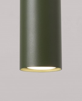 Lampa wisząca LAGOS 1 zielona oliwka Sollux SL.1484